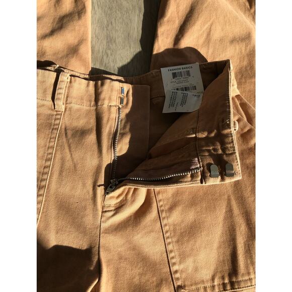 INC International Concepts Cropped Cargo Pants in Baked Clay - 0 - Picture 7 of 9